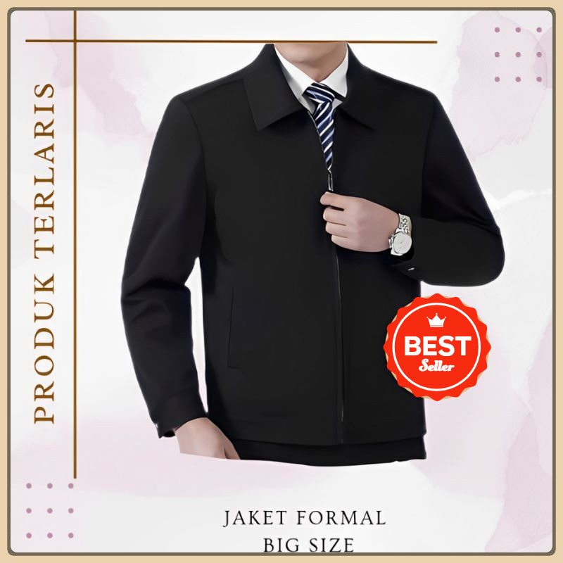 [ BIG SIZE ] Jaket formal pria terbaru / jas formal /Jaket Semi Jas Formal Pria / Jaket Kantor Pria 