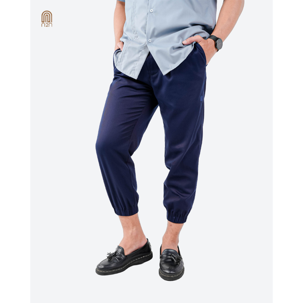 N2N - Abidzar Celana Sirwal Jogger Katun Twill Fashion Muslim Pria