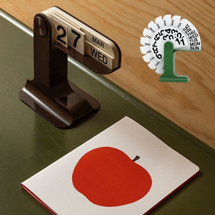 Kantor Kalender Desktop/Table Calendar/Kalender Unik Viva Calendar/Aesthetic Calendar/Klasik Retro K