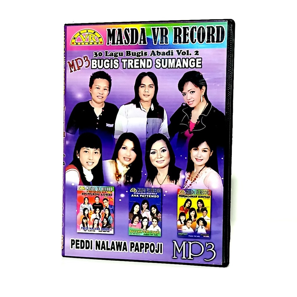 kaset CD VCD MP3 30 Lagu Bugis Abadi vol. 2 Bugis Trend Sumange Masda VR Record