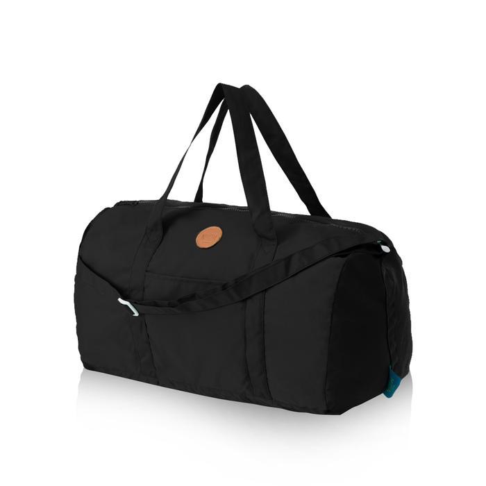 Niion Duffle Foldable Travel Bag / Tas Lipat Multifungsi Unisex - BLACK