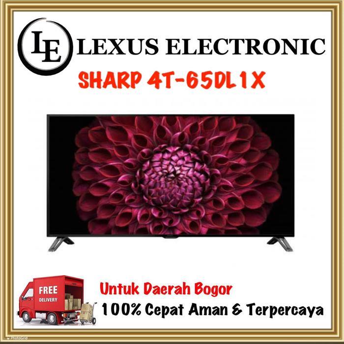PROMO GASPOLL SHARP LED ANDROID TV 4K 65 INCH | 4T-C65DL1X | 65DL1X | UHD 4K