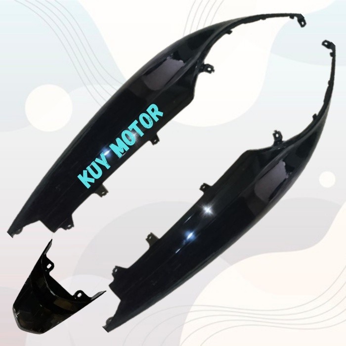 Body Samping Belakang Dan Tutup Motor Yamaha Mio J 2012 - 2014 - Hitam