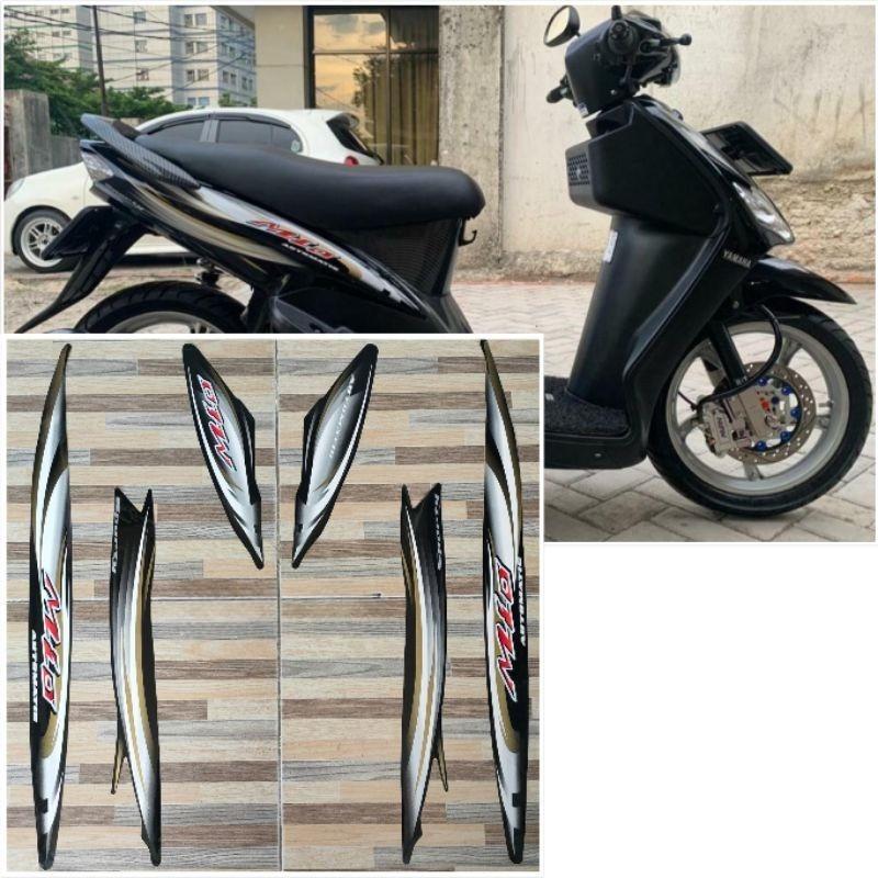striping original yamaha Mio sporty hitam tahun 2007 2008