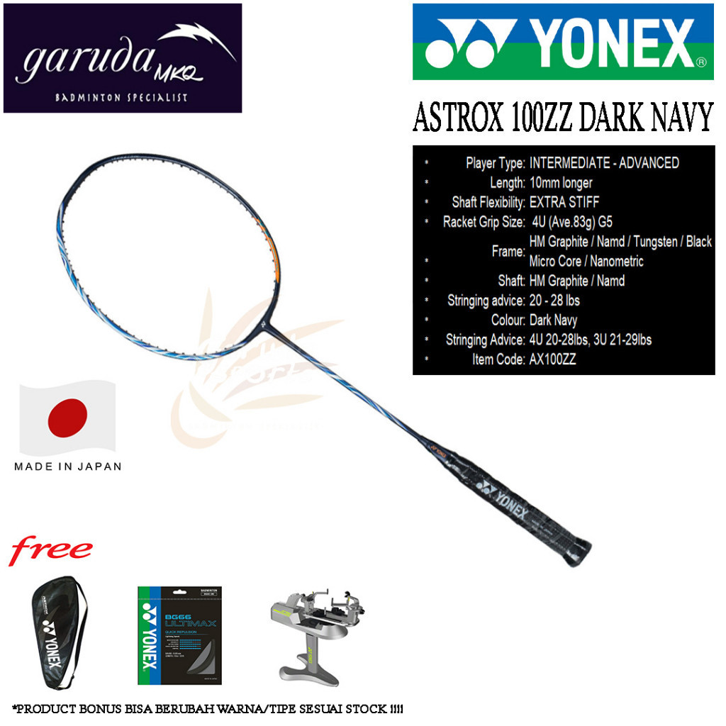 Raket Yonex Astrox 100ZZ / Raket Badminton / Yonex Astrox 100 ZZ AX 100 ZZ DARK NAVY