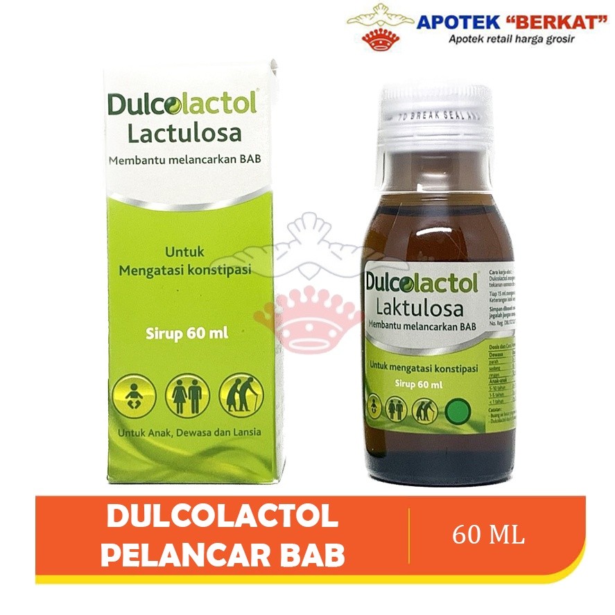 Dulcolactol Sirup untuk bayi anak dewasa manula