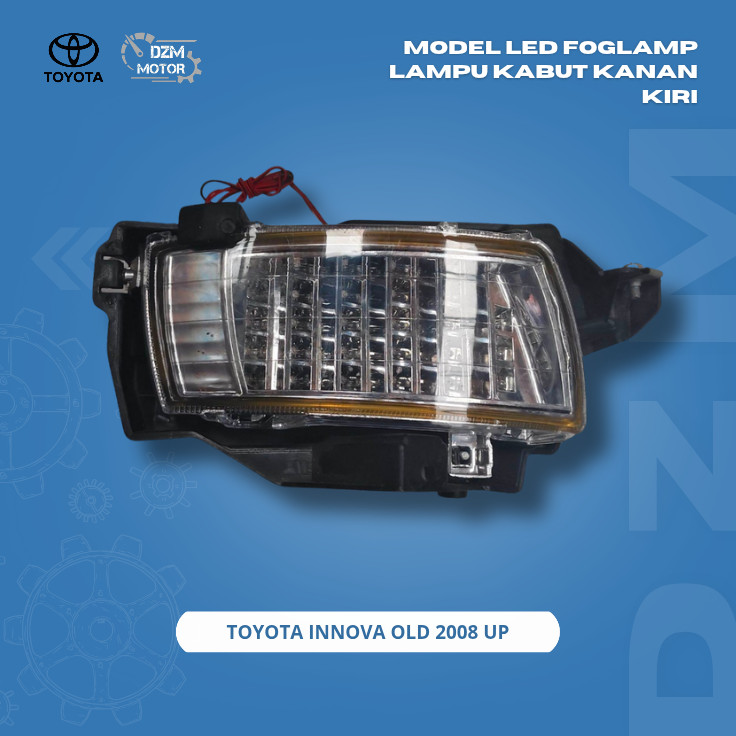 Model Led Foglamp Lampu Kabut Toyota Innova Lama Kanan Kiri 2008 Up