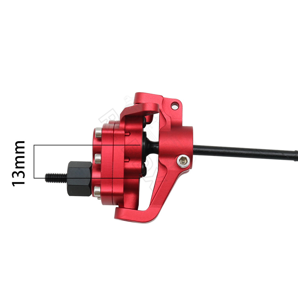 1/10 RC Crawler Axial SCX10 II 90046 90047 AR44 Axle SCX10 Alloy Portal Front Rear Axles with Steeri