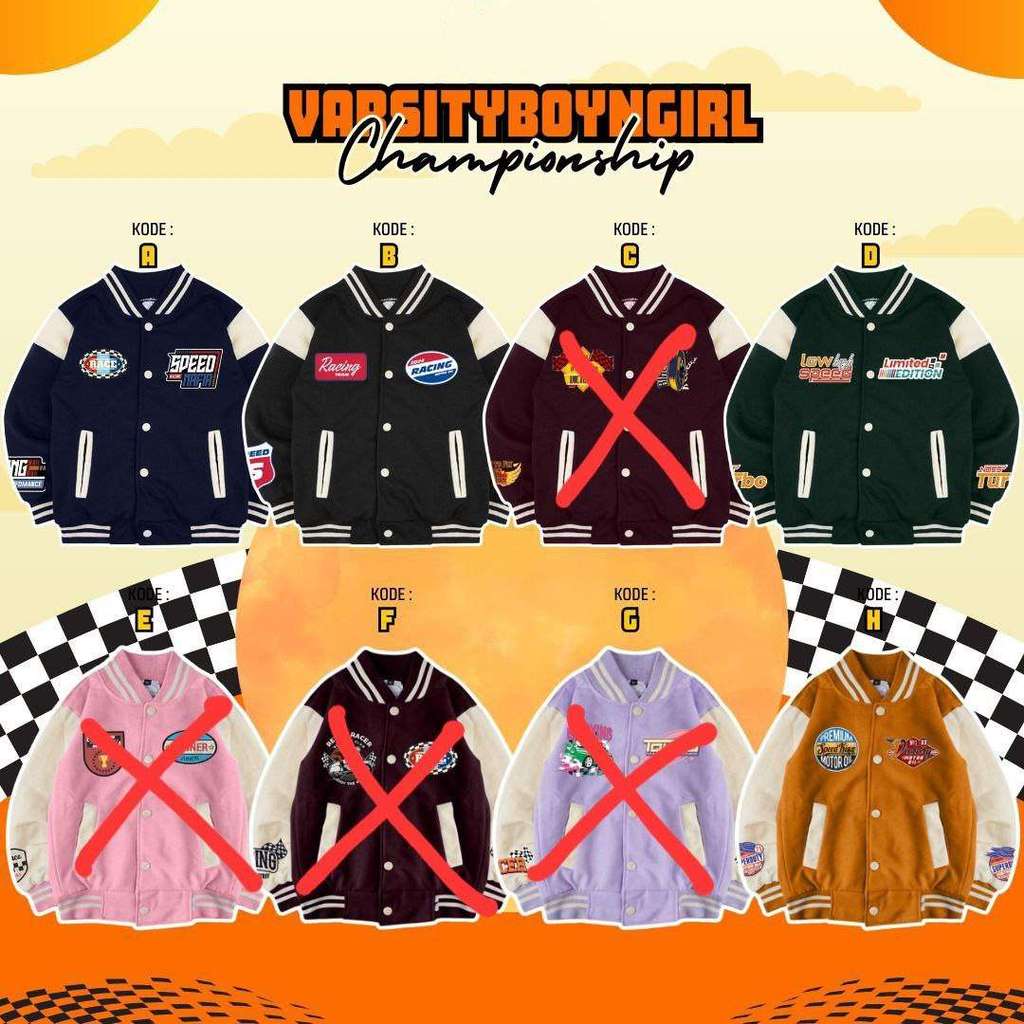Jaket Anak Varsity Champion
