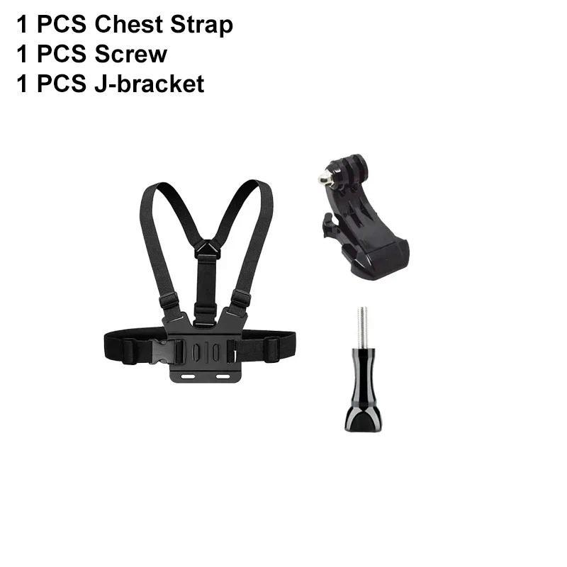 6-in-1 Chest Strap Mount Phone Clip Holder For iPhone Samsung Huawei Smartphones GoPro SJCAM AKASO I