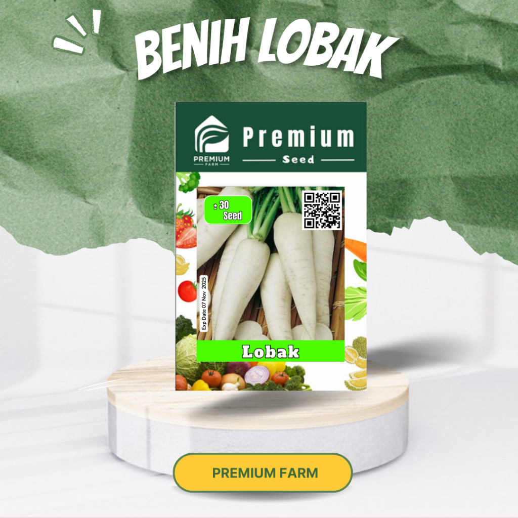 LMR Premium Farm - Benih Lobak putih F1
