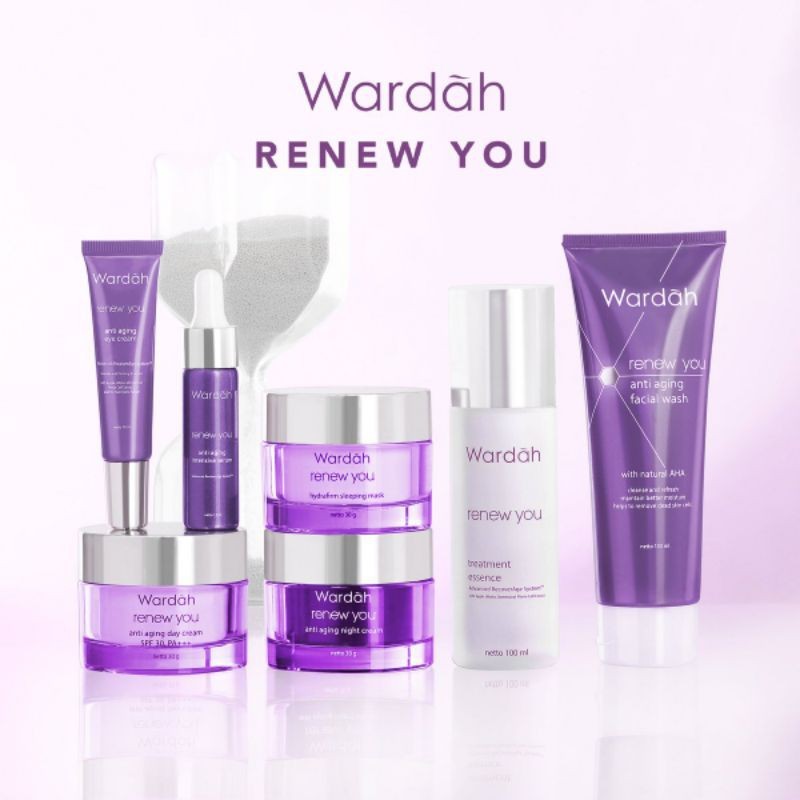 Sepaket Wardah Renew You Series | FREE MASKER WAJAH/SESUAI STOCK