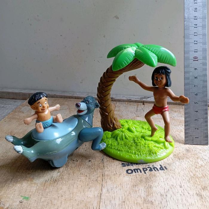 JJtoys 2 pcs figure Disney jungle book McDonalds 2ND