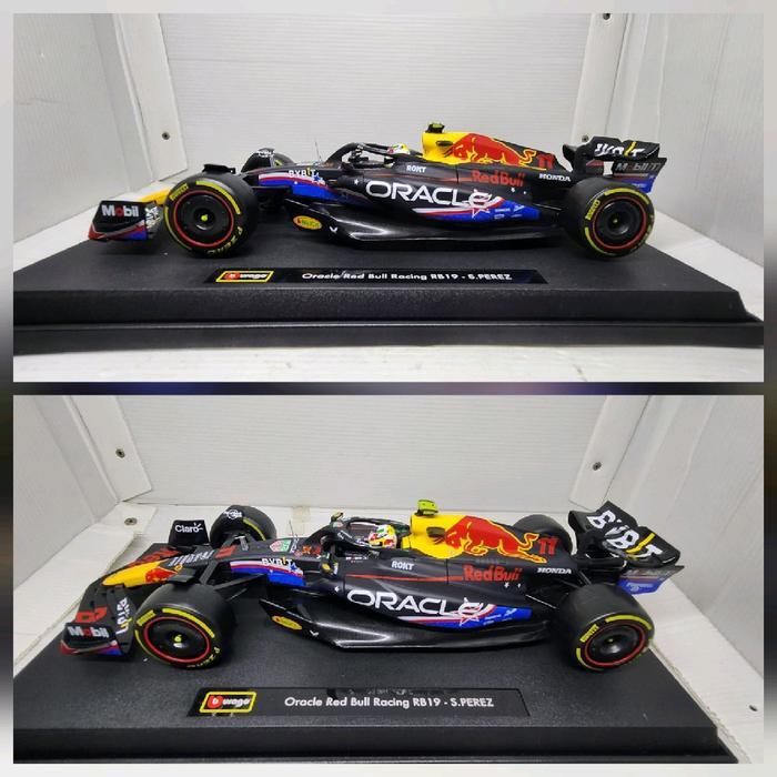 Skala 18 bburago red bull rb19 gp austin texas 2023 sergio perez formula 1 Diecast
