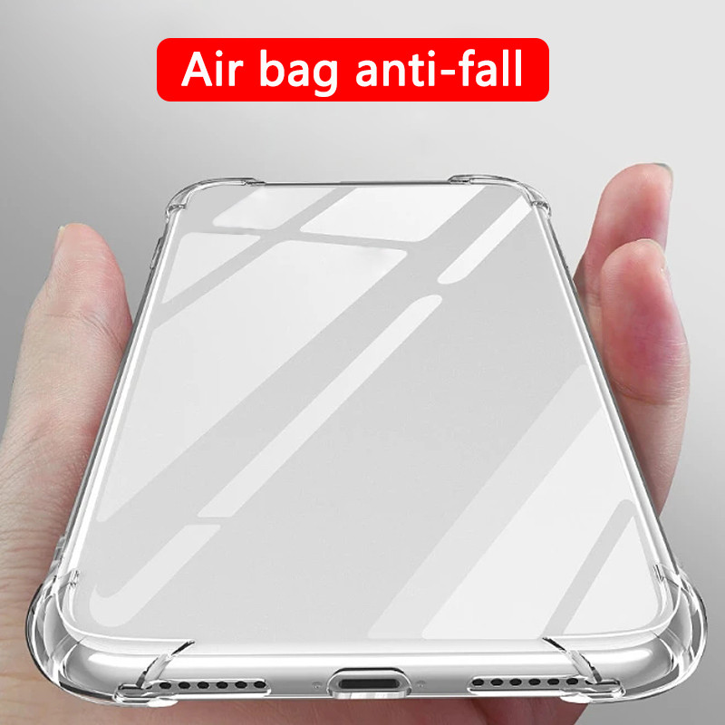 Suitable Airbag Shockproof Transparent Phone Case For Realme 8 case 8i 4G 5G Silicone Full Cover 8 p