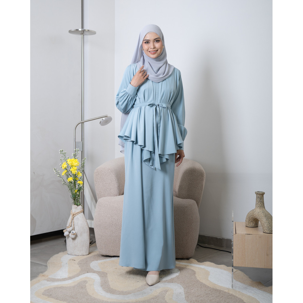 Evolvere - Puspa Dress Simple Elegant / Gamis Lebaran