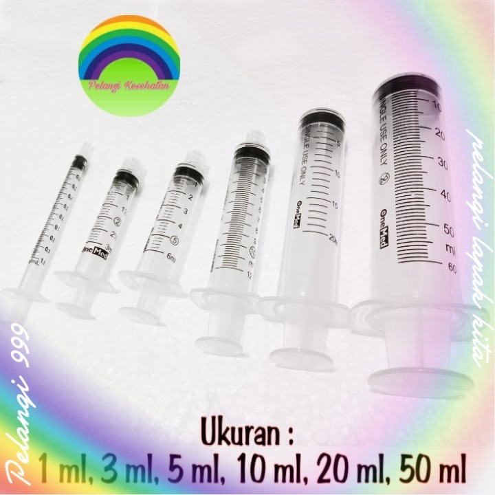 pelangi - Injek Suntikan Sedot Botol Parfum + Selang / Injek Sedot Suntikan Tinta Catridge Komputer 