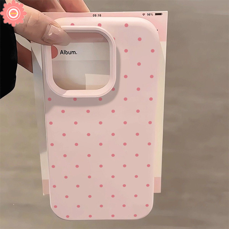 Case HP Untuk IPhone 16 15 11 14 13 12 Pro Max 16E 14 16 15 Plus Nuansa Kulit Silikon Cair Mewah Pol