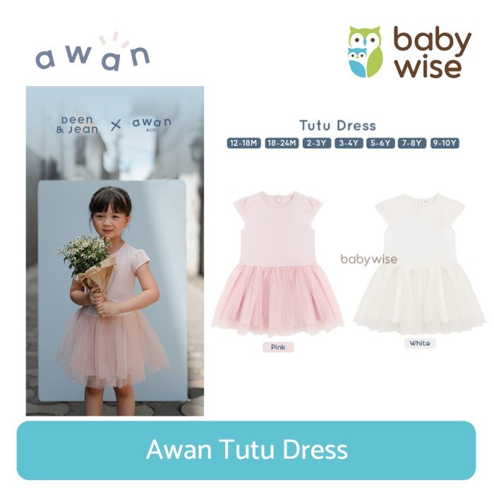 Awan Tutu Dress - Dress Anak Perempuan