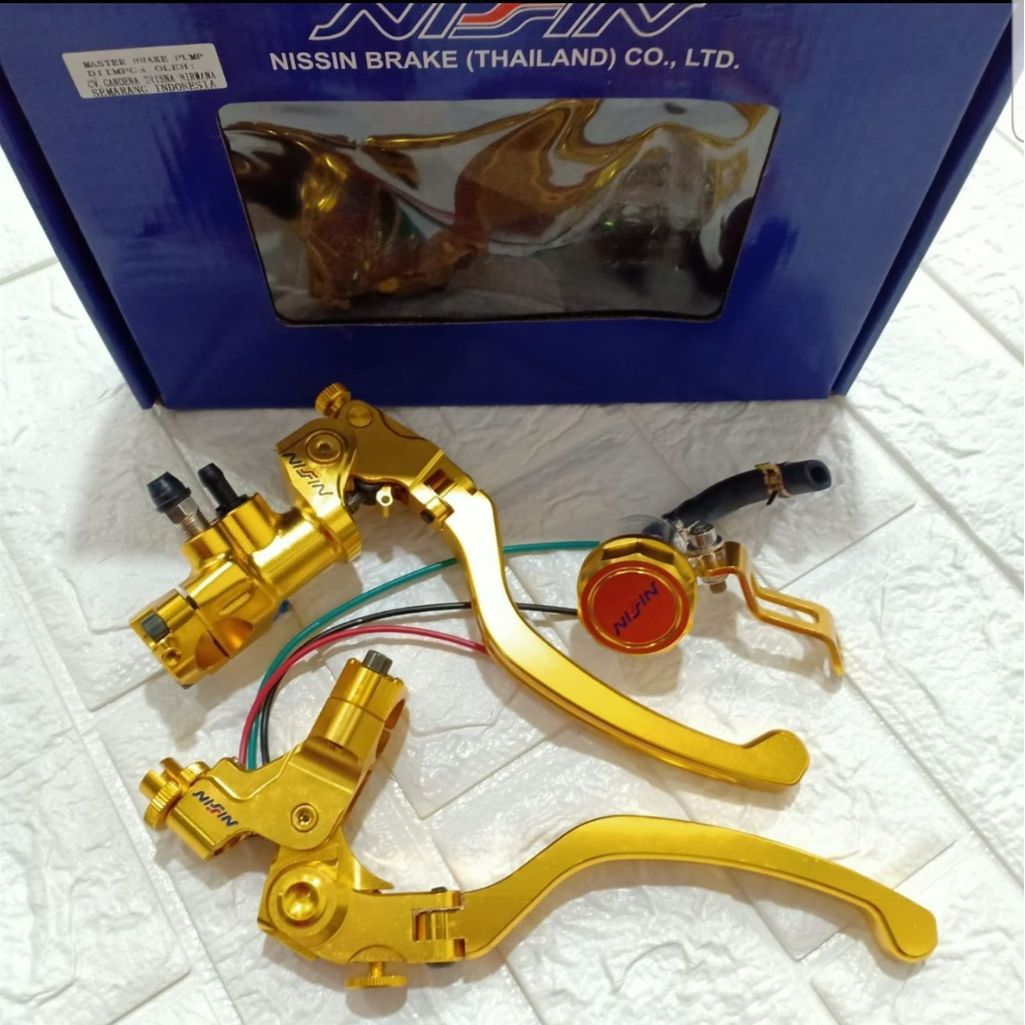 Master rem nizzin full warna cnc 1tabung semua motor bisa universal satria vixion vario beat scoopy 