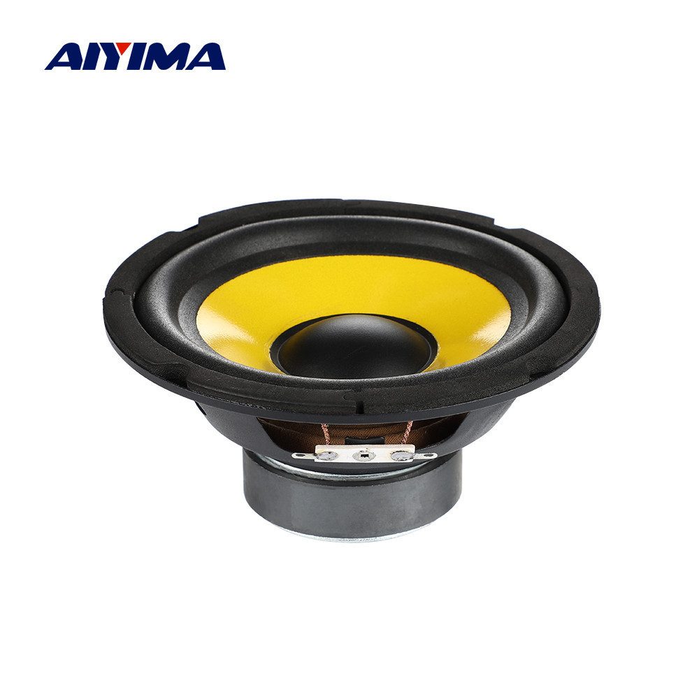 AIYIMA 1Pcs 8/6/5 Inch Bass Subwoofer Speaker 4 Ohm 30W Audio Music Speakers Woofer LoudSpeaker DIY 