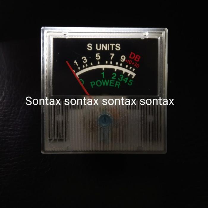 vu meter signal power transceiver ham radio ssb cb bitx qrp panel SCelectro