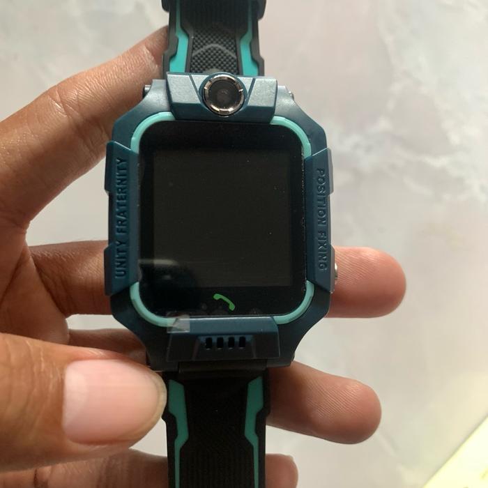 ASD  Jam Tangan Anak Cerdas AIMO FROZEN IMO Emo Z6 2 KAMERA ANTI AIR ROTASI 360 Q19 UNGU - Hijau