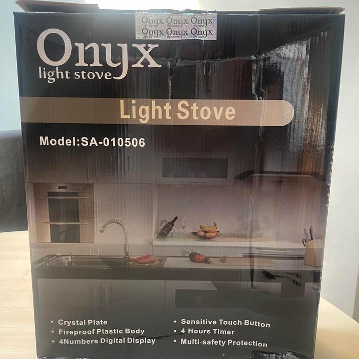 Kompor listrik light stove onyx bonus pan / pressure cooker