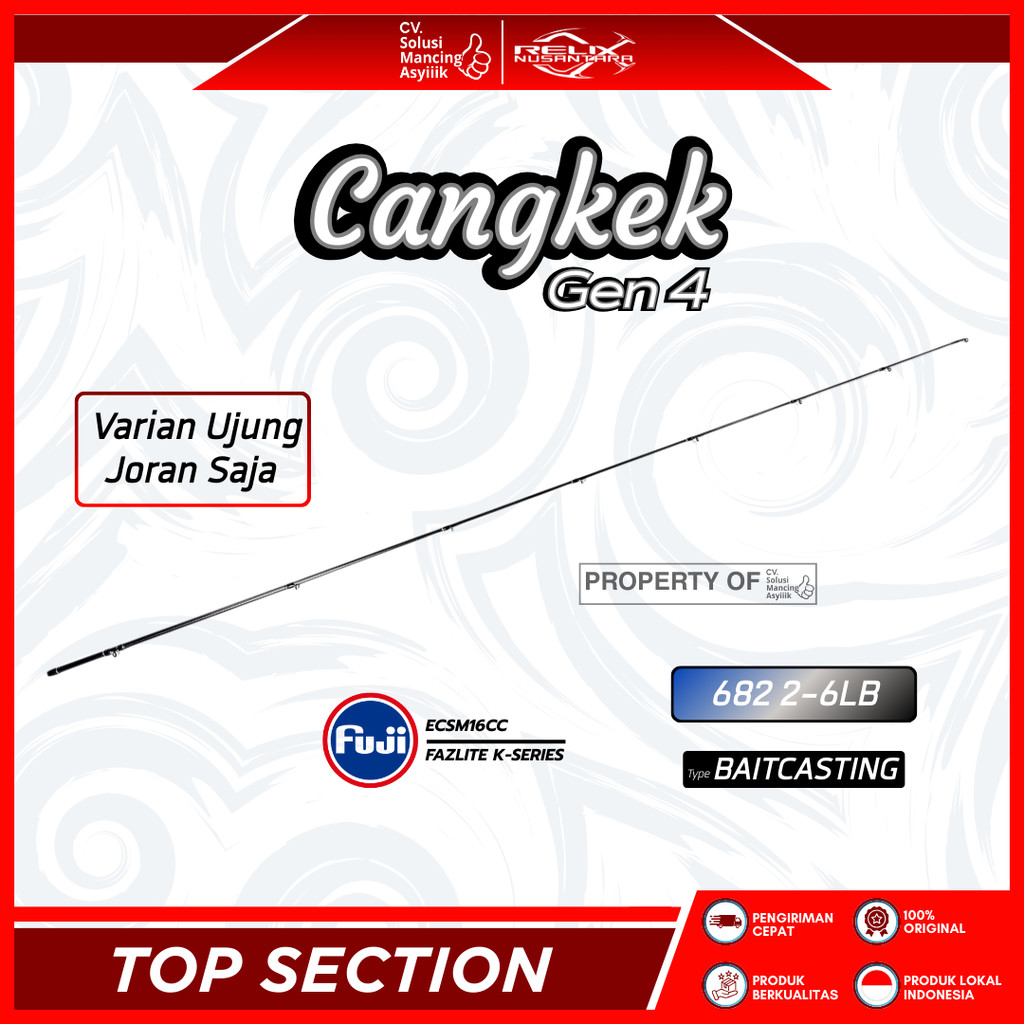 TOP SECTION RELIX NUSANTARA CANGKEK GEN 4 | 682 BC | HANYA UJUNG SAJA