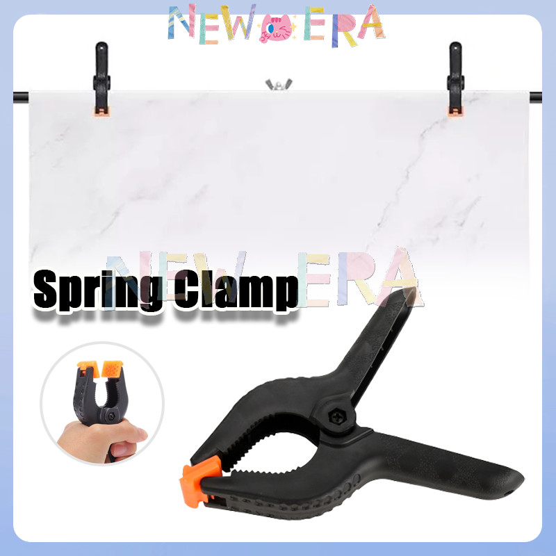 6 Inch Alat Penjepit Kayu Besi Alat Catok Multiplek Pegas Klem Quick Alat Jepit Catok Kayu