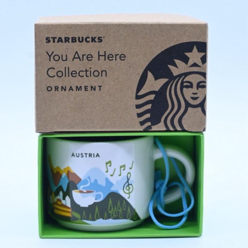 Starbucks Mug Gelas You Are Here Ornament Austria YAH 2oz 59ml Collection Koleksi Merchandise Oleh O
