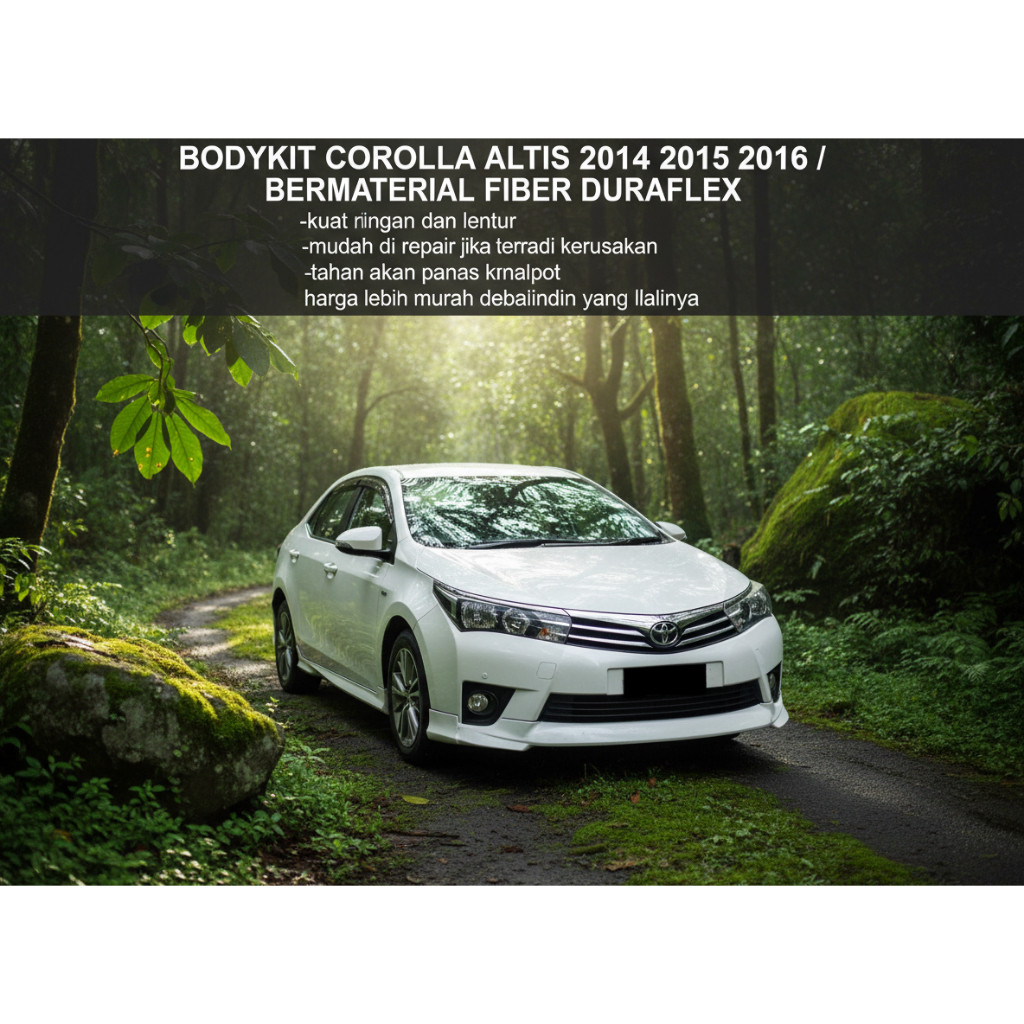 bodikit BODYKIT COROLLA ALTIS 2014 2015 2016 BODY KIT ALTIS