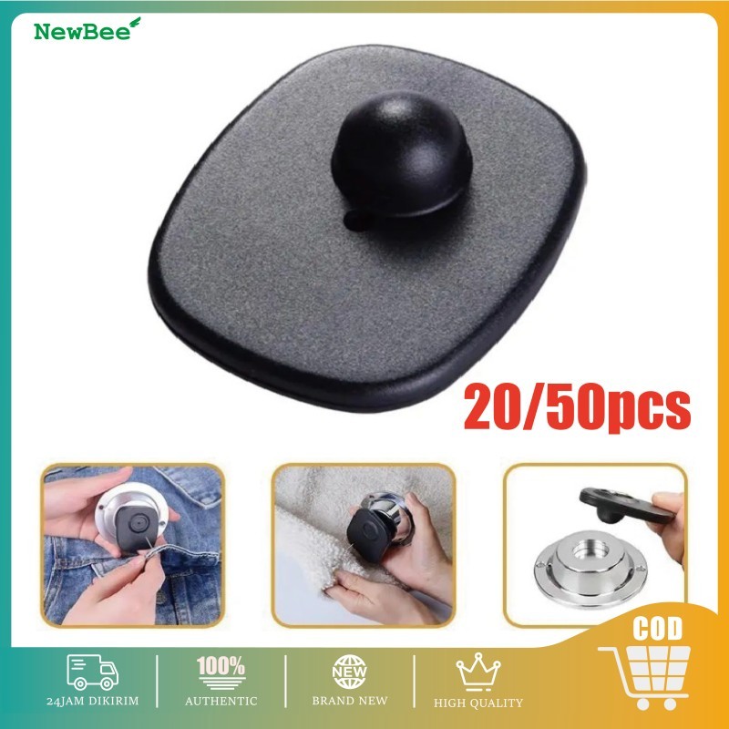 Sensor Alarm Tag Baju 50PCS Hard Tag Alarm RF 8.2MHZ Dengan Pin Anti Theft Security Tag Untuk Toko B