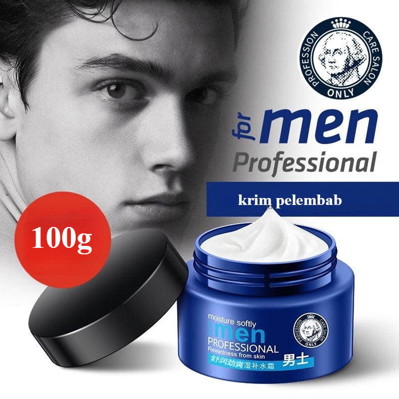 COD Collagen Moisturizer Cream Wajah Pria 100g Cream Moisturizing Pelembab Mencerahkan Anti Penuaan 