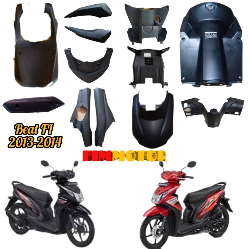 Cover Body Kasar Atas Bawah Depan Belakang Honda Beat Fi 2013-2014