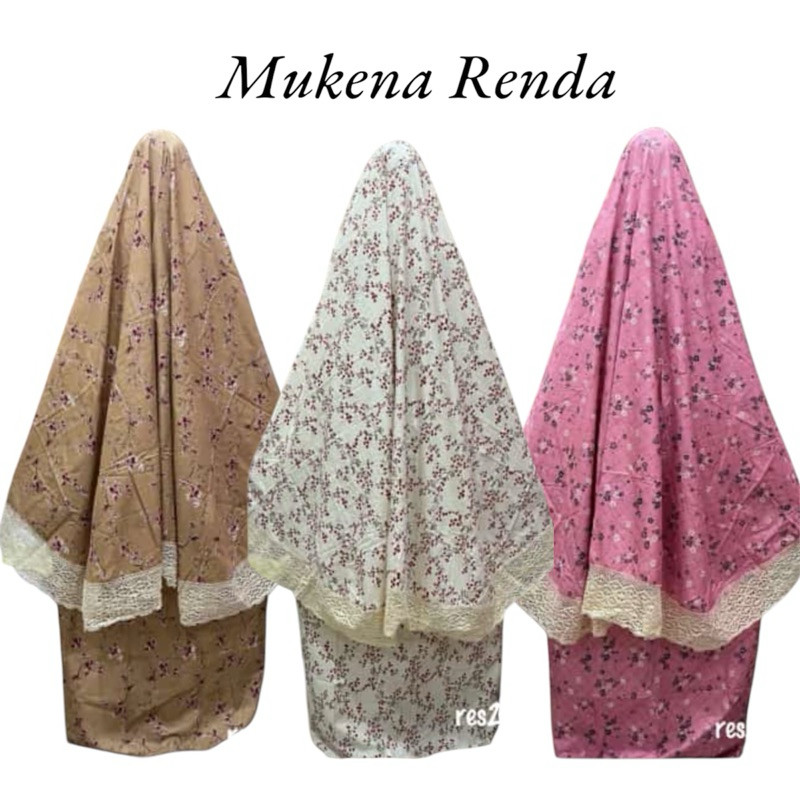 Mukena Renda Lebar