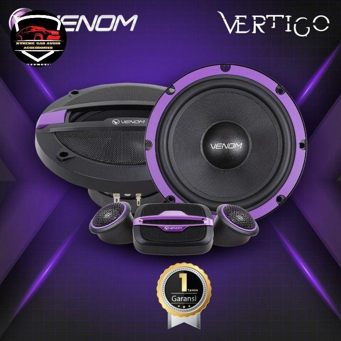 Paket Audio VENOM VERTIGO Speaker depan/ belakang Mobil Toyota Oem Fortuner/Inova Reborn/Avanza/Rush