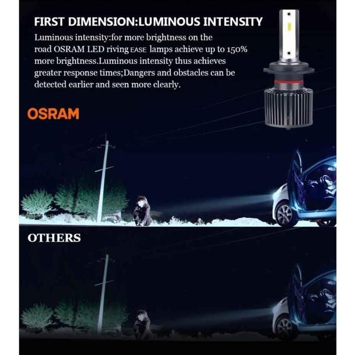Paket 2 Set Lampu LED TERIOS, NEW TERIOS OSRAM LEDriving HL EASE Headlamp dan Foglamp