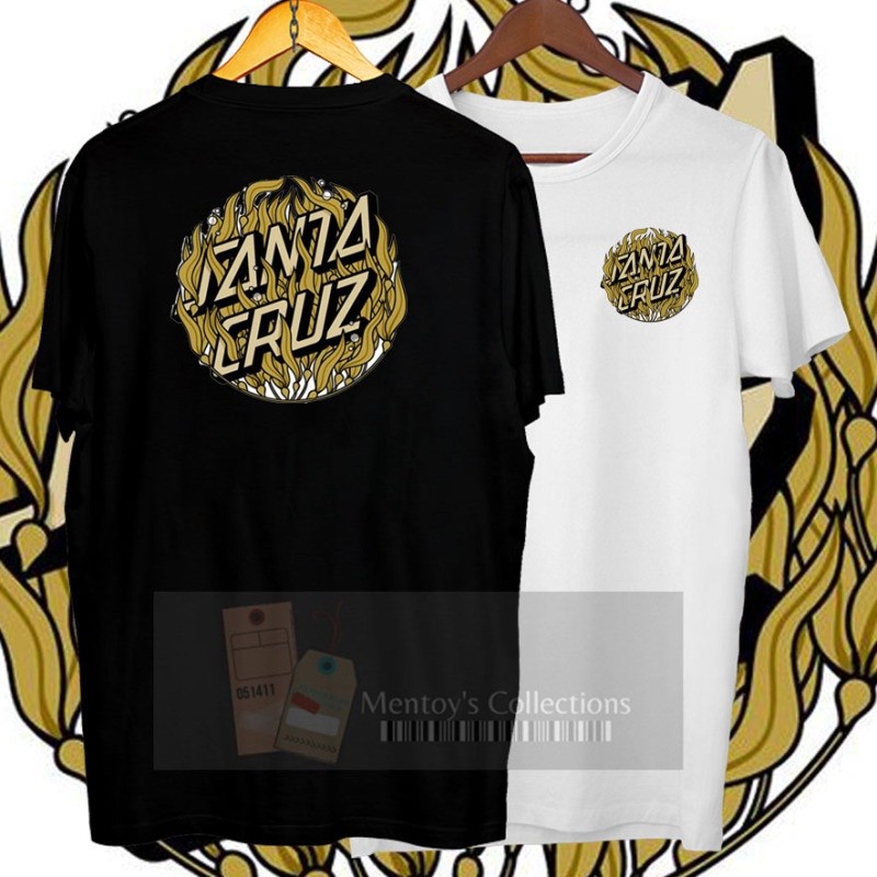 SANTA CRUZ GRASS Kemeja Tren Baru Depan dan Belakang dengan FREEBIES