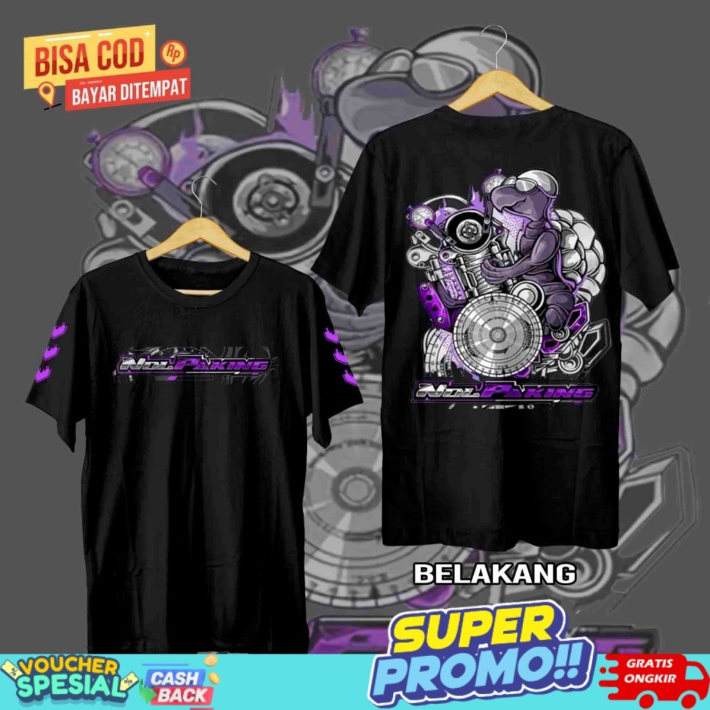 Kaos Balap Racing NOL PAKING V5 Yamaho Engine Herex Original Unisex Katun Premium nyaman tebal