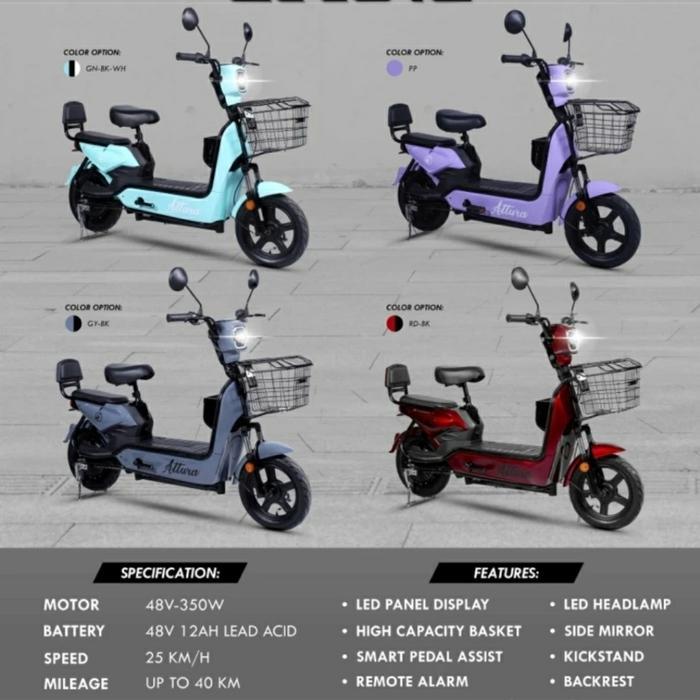 Sepeda Listrik Genio Attura Electric Bike by United E Bike
