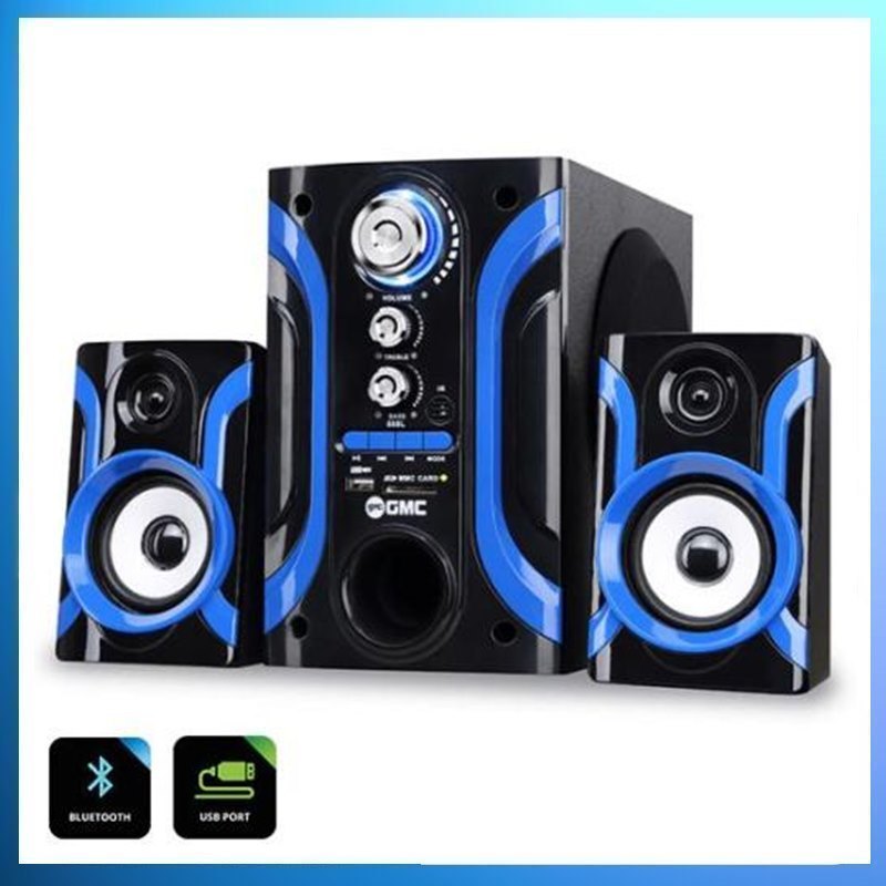 Speaker Aktif Bluetooth GMC 888L / 888K Multimedia Radio Bass
