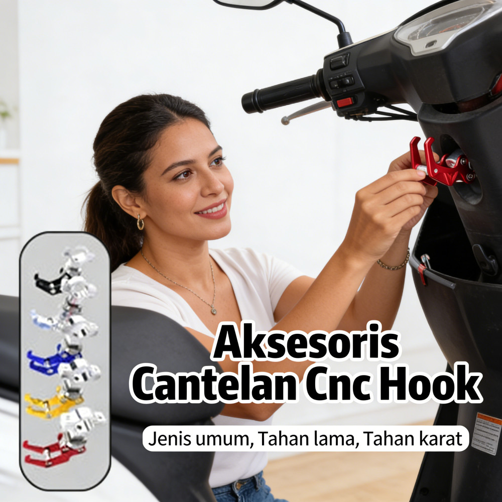 Gantungan Nmax 2020 Mio Vario Cantolan Hook Spion Dll Cantelan Barang Aksesoris Jepit Cnc Pcx