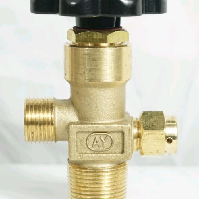 VALVE TABUNG APAR CO2 = 25KG ALAT PEMADAM API VALVE PUTAR