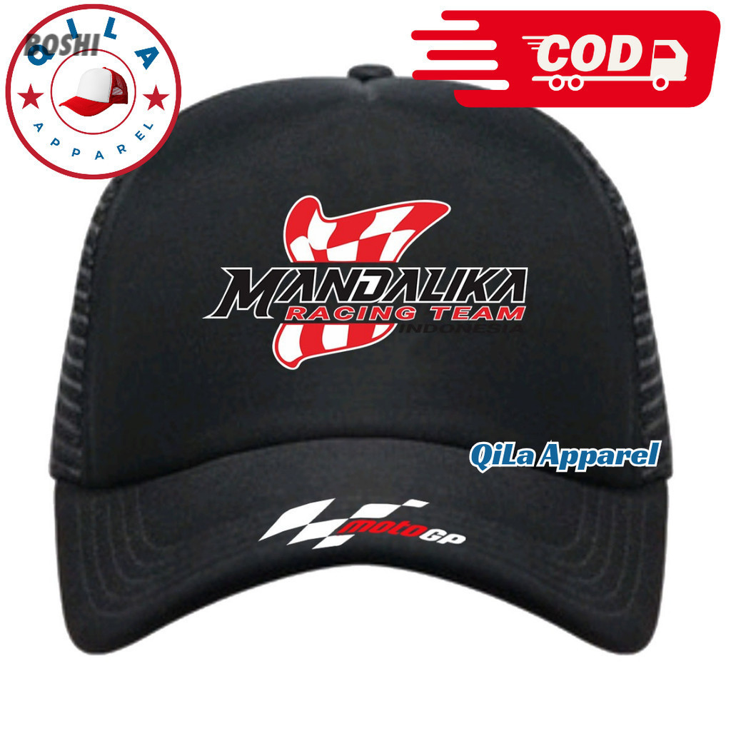 QiLa Apparel Topi Trucker SIRKUIT MANDALIKA - Topi Distro SIRKUIT MANDALIKA Logo - Topi SIRKUIT MAND