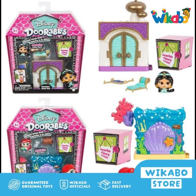 Disney doorables alice, jasmine, ariel, moana, olaf, beast, jumbeauxs
