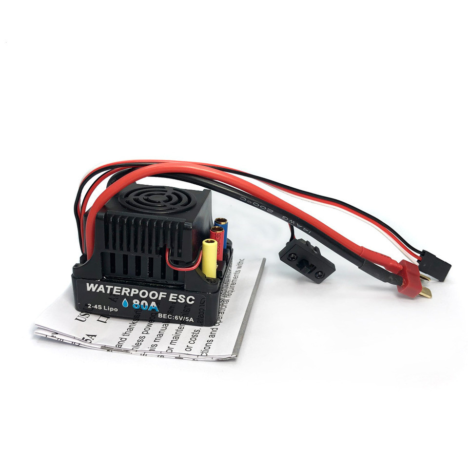 3650 Brushless Motor 80A ESC 17G Servo Combo For  Wltoys 144001/124018/124019 1/14 1/12 Buggy 4WD RC