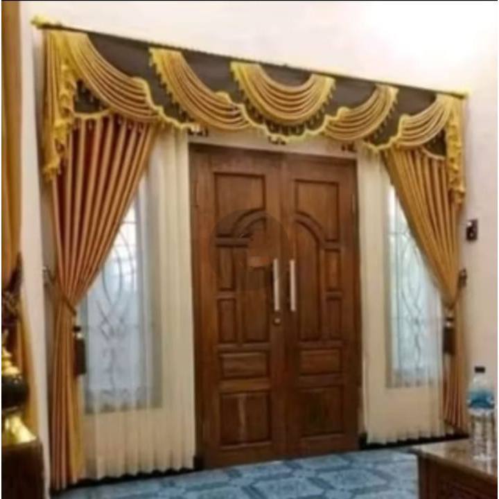 Gorden poni mewah blackout model gelombang elegan