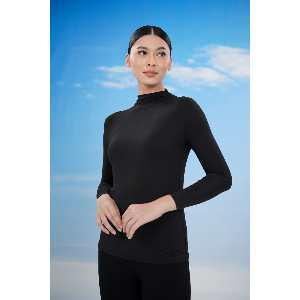 Buttonscarves Everyday Inner Long Sleeves - Black