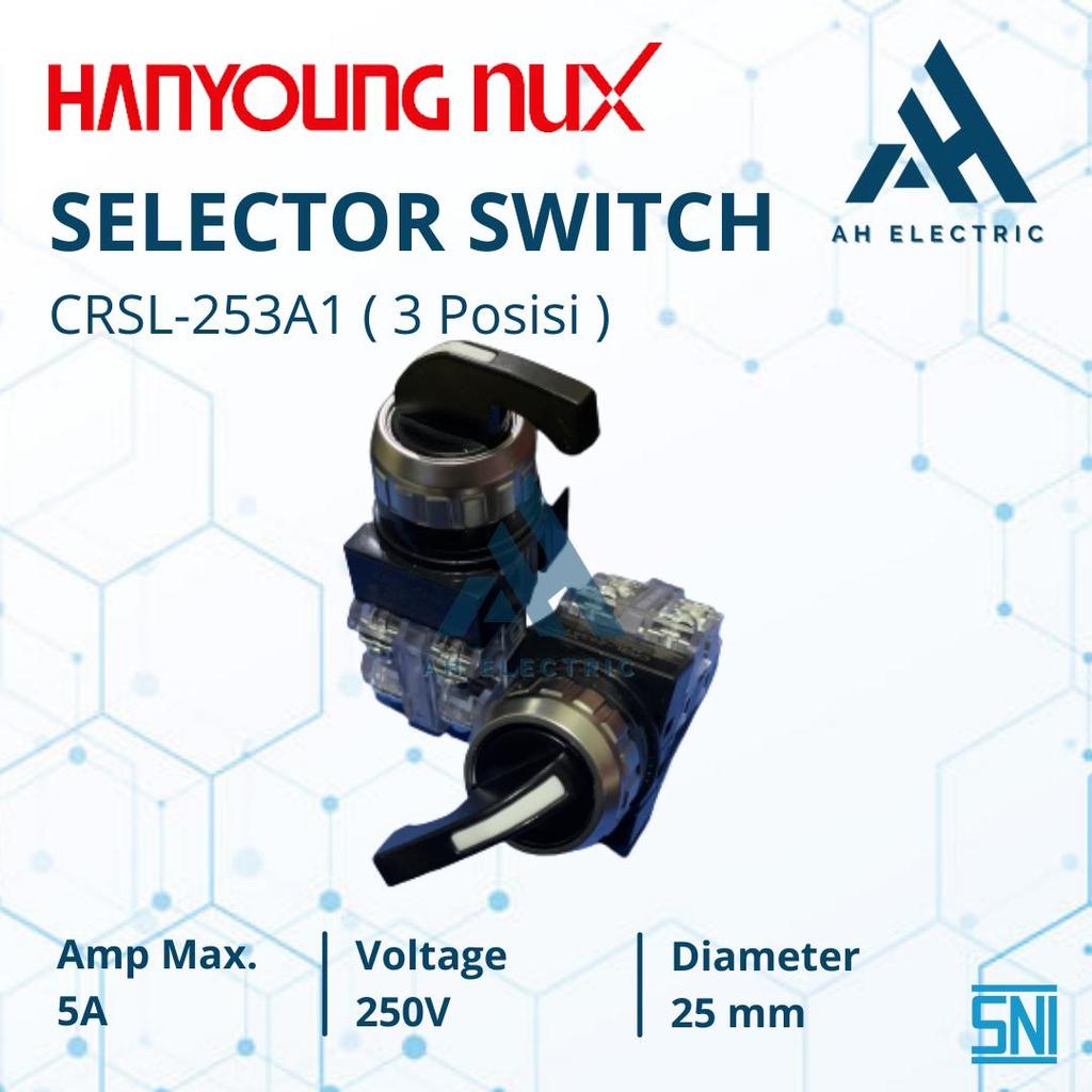 HANYOUNG Selector Switch 3 Posisi / Selector 3P / Selector MOA